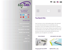 Tablet Screenshot of easytaxstore.com